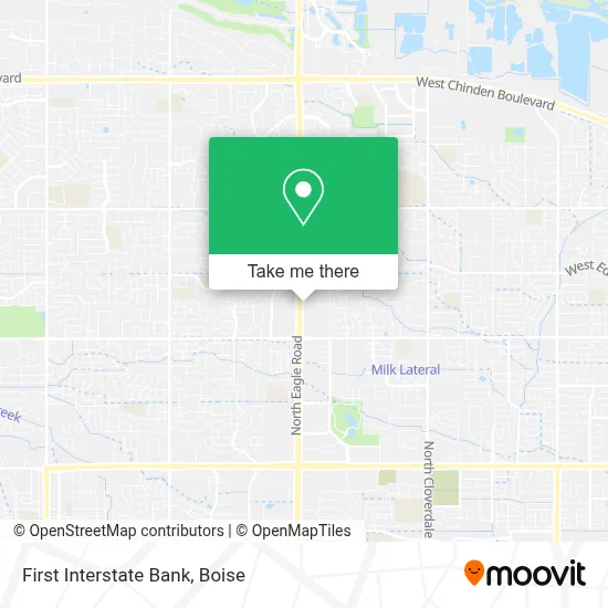 First Interstate Bank map