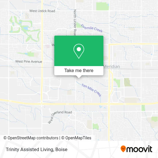 Trinity Assisted Living map