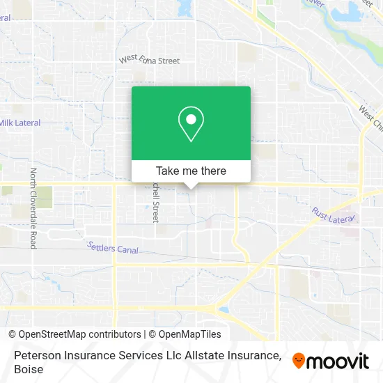 Peterson Insurance Services Llc Allstate Insurance map