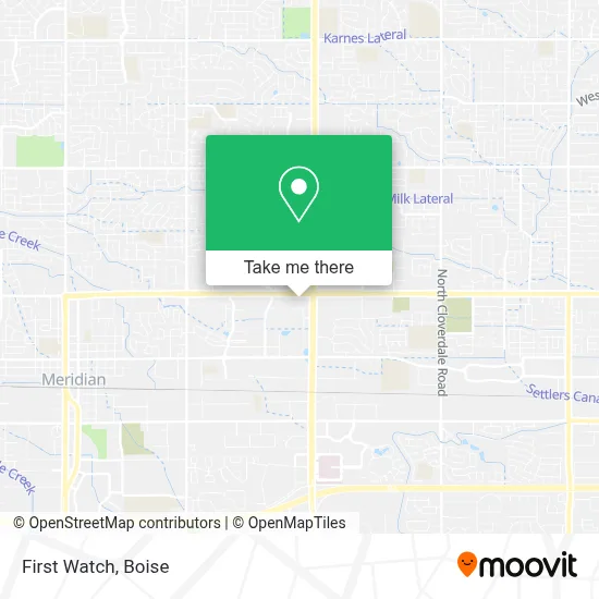 First Watch map