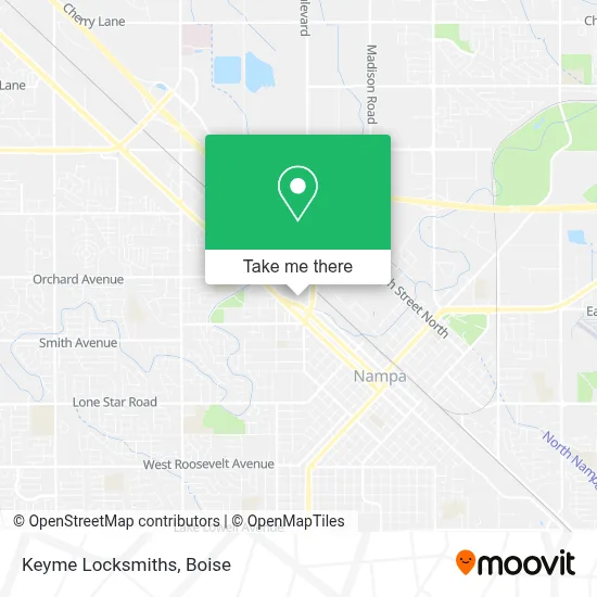 Keyme Locksmiths map