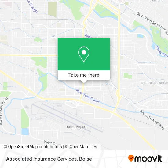 Associated Insurance Services map