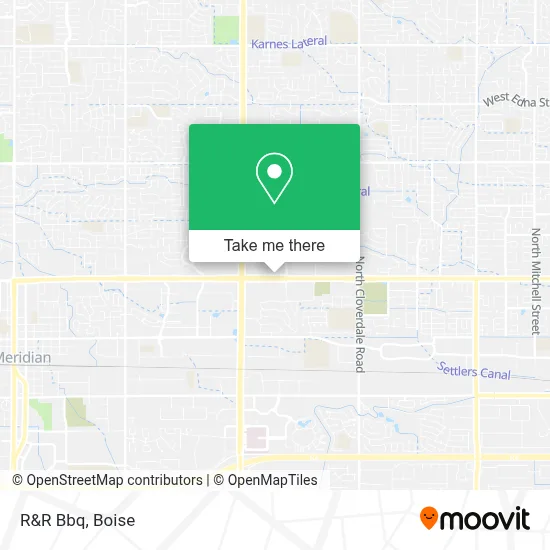 R&R Bbq map