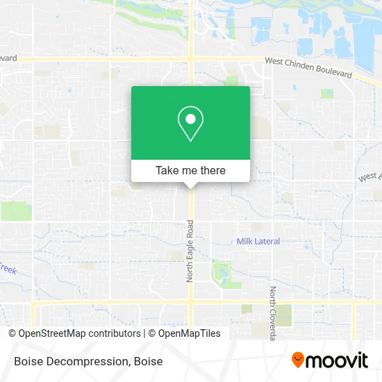 Boise Decompression map