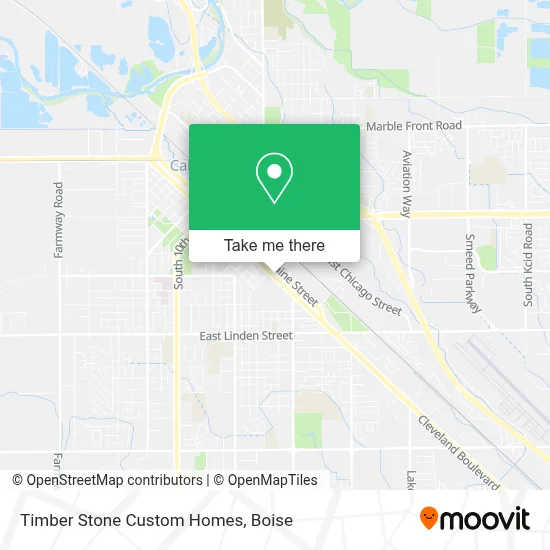 Timber Stone Custom Homes map