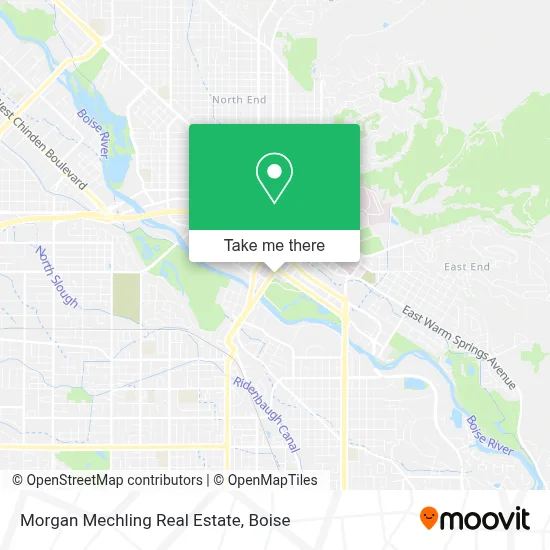 Morgan Mechling Real Estate map