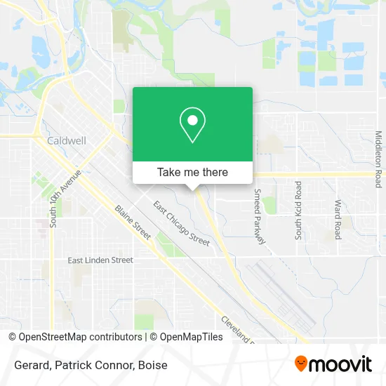Gerard, Patrick Connor map