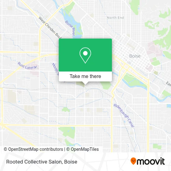 Rooted Collective Salon map
