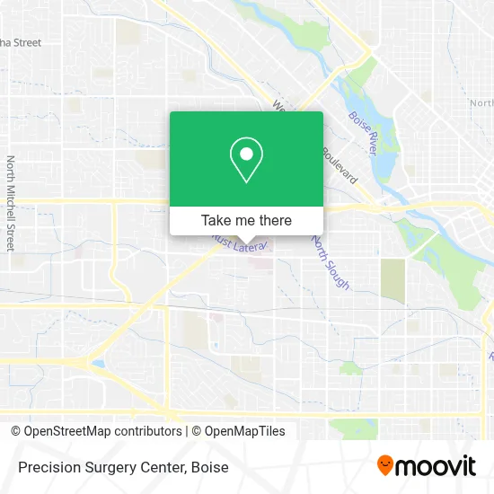 Precision Surgery Center map