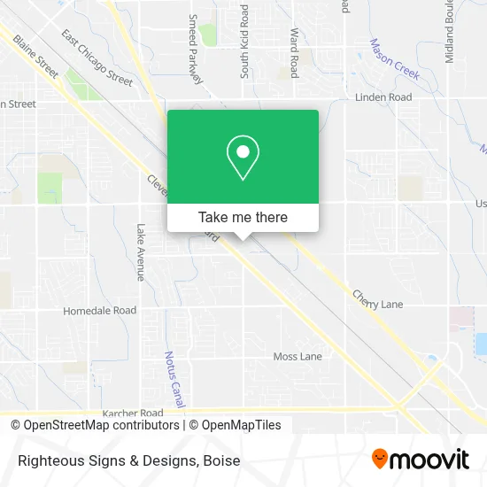 Righteous Signs & Designs map