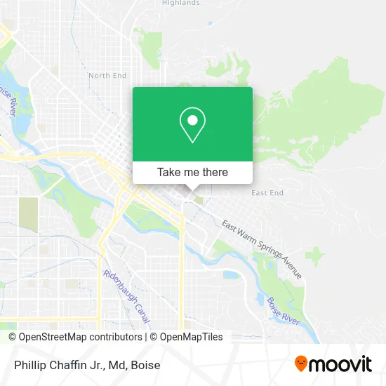 Phillip Chaffin Jr., Md map