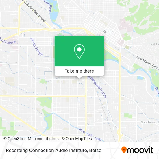 Recording Connection Audio Institute map