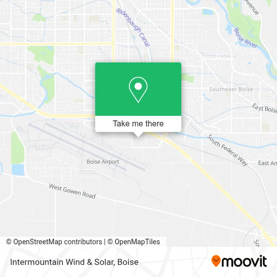 Intermountain Wind & Solar map