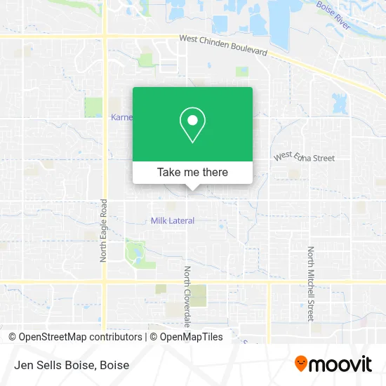 Jen Sells Boise map