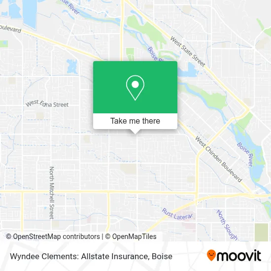 Wyndee Clements: Allstate Insurance map
