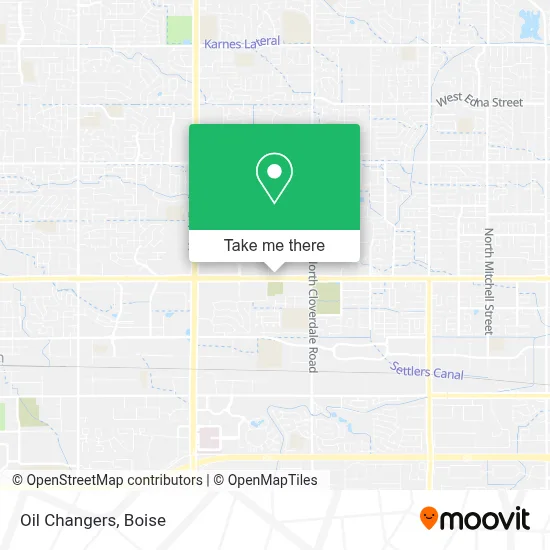 Oil Changers map