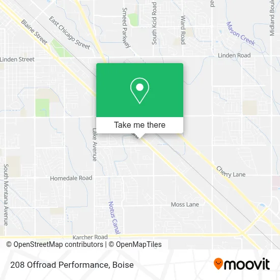 208 Offroad Performance map