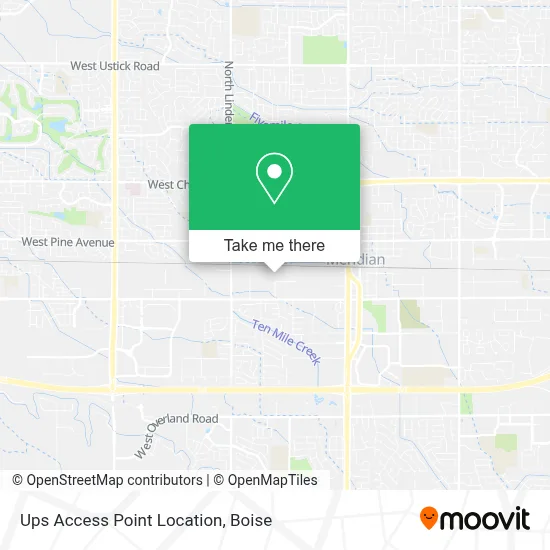 Ups Access Point Location map