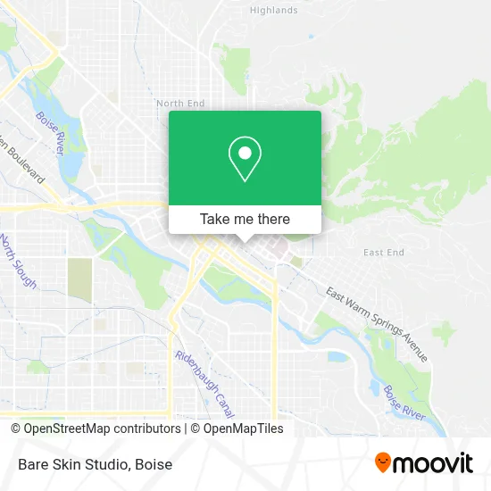 Bare Skin Studio map