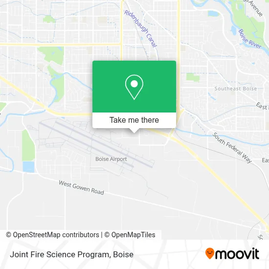 Joint Fire Science Program map