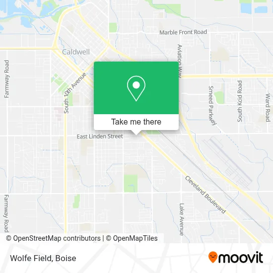 Wolfe Field map
