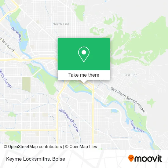 Keyme Locksmiths map