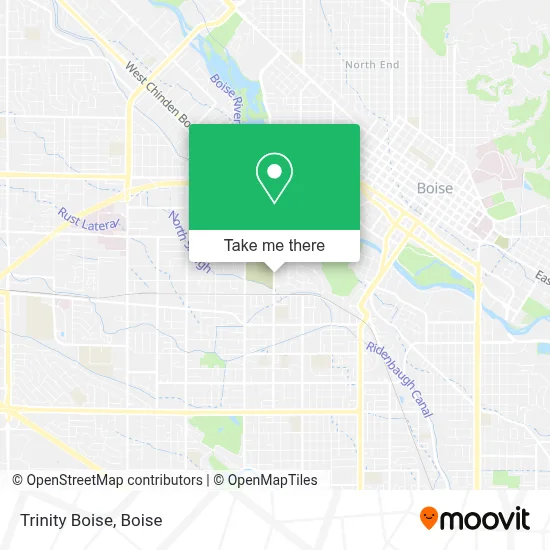 Trinity Boise map
