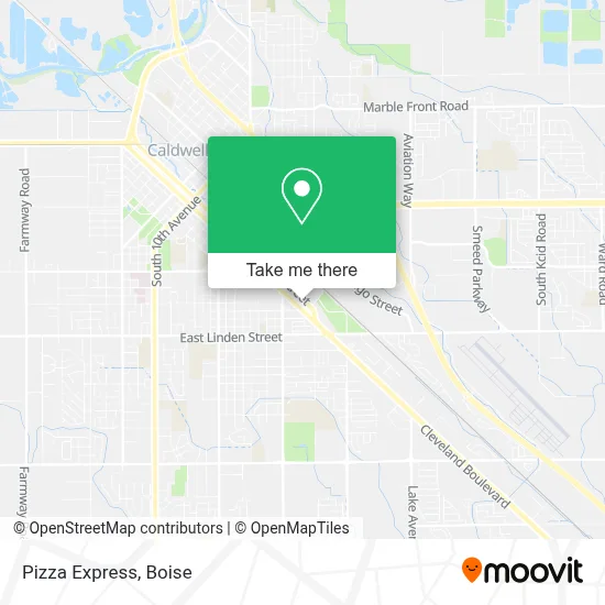 Pizza Express map