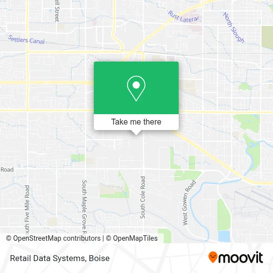 Retail Data Systems map
