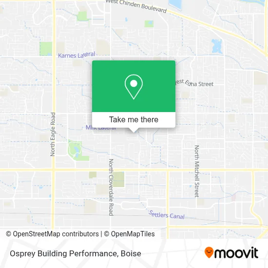 Osprey Building Performance map