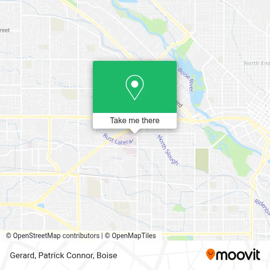 Gerard, Patrick Connor map