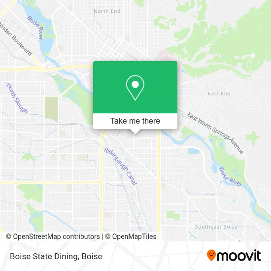 Boise State Dining map