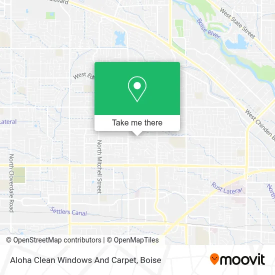 Aloha Clean Windows And Carpet map