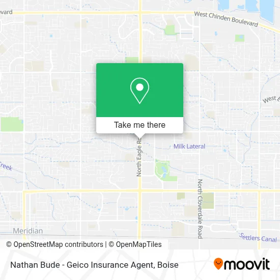 Nathan Bude - Geico Insurance Agent map