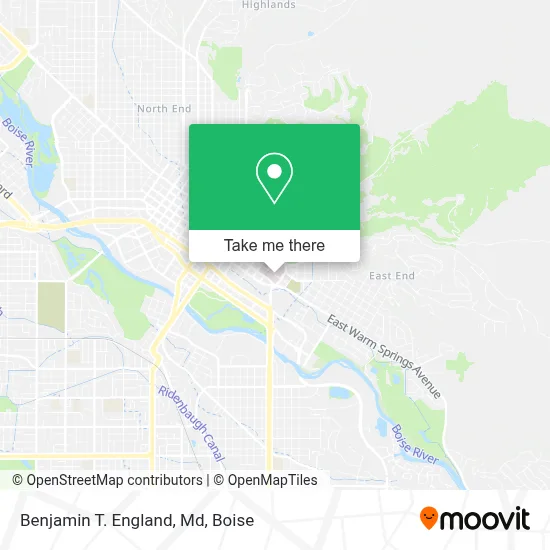 Benjamin T. England, Md map