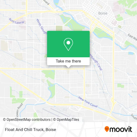 Float And Chill Truck map