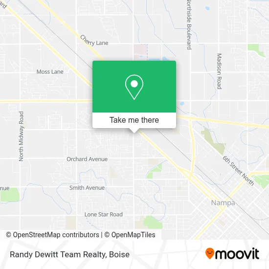 Randy Dewitt Team Realty map