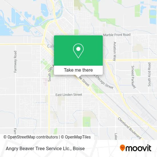 Angry Beaver Tree Service Llc. map