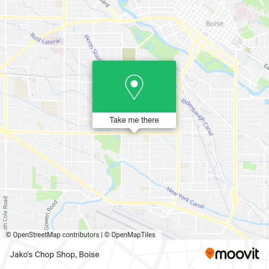 Jako's Chop Shop map