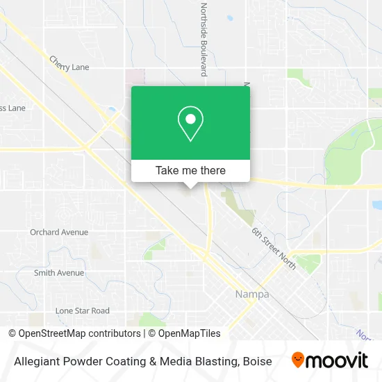 Allegiant Powder Coating & Media Blasting map