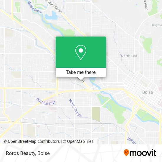 Roros Beauty map
