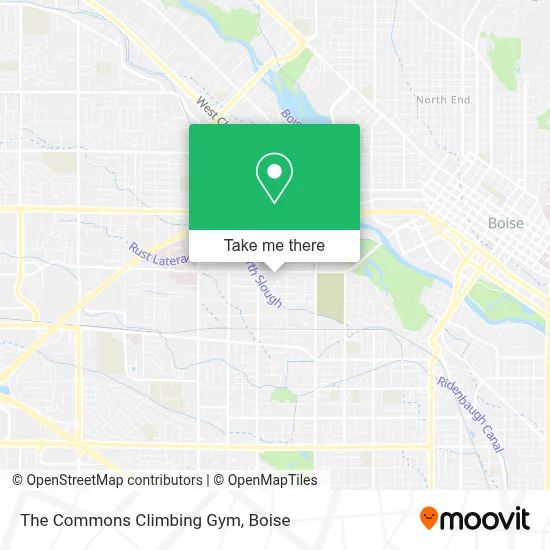 The Commons Climbing Gym map