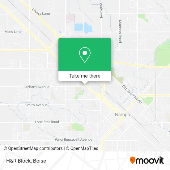 H&R Block map