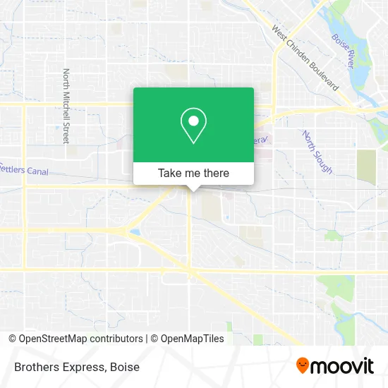 Brothers Express map