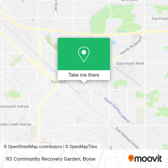 R3 Community Recovery Garden map