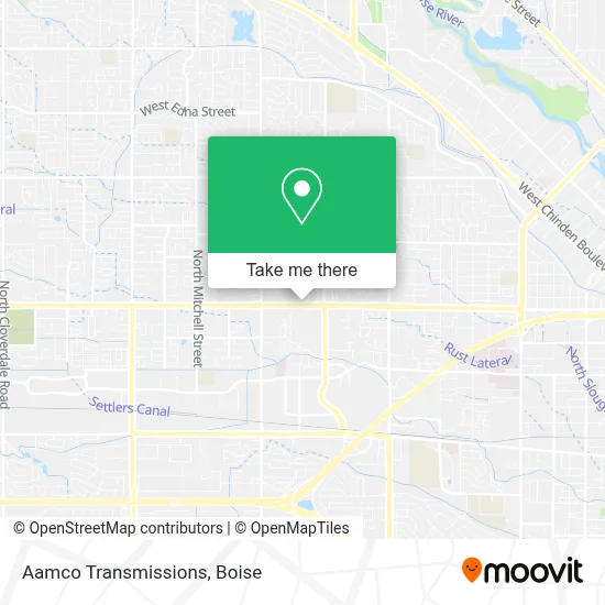Aamco Transmissions map