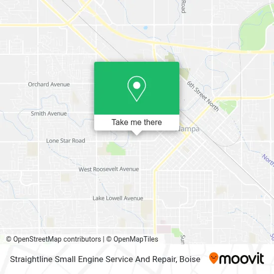 Straightline Small Engine Service And Repair map
