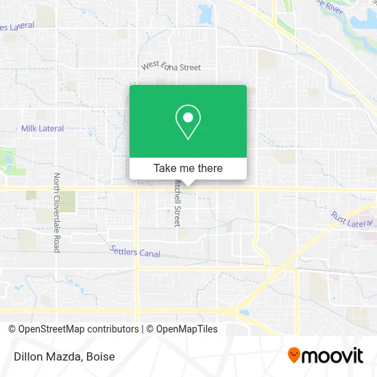 Dillon Mazda map