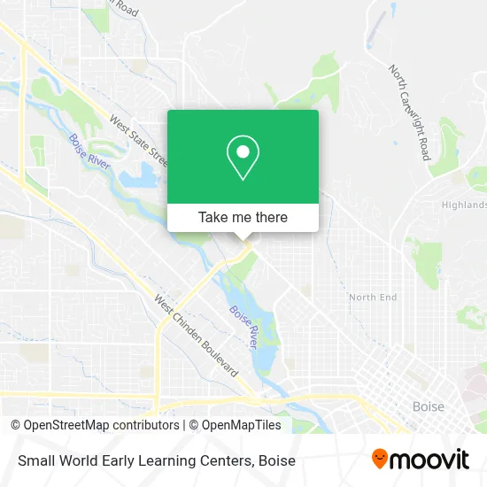 Small World Early Learning Centers map