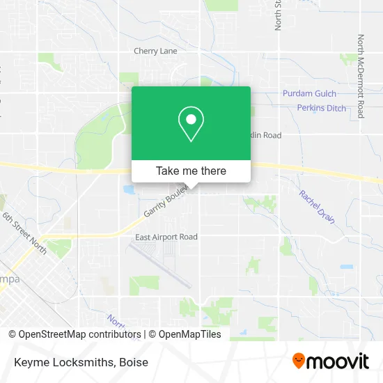 Keyme Locksmiths map